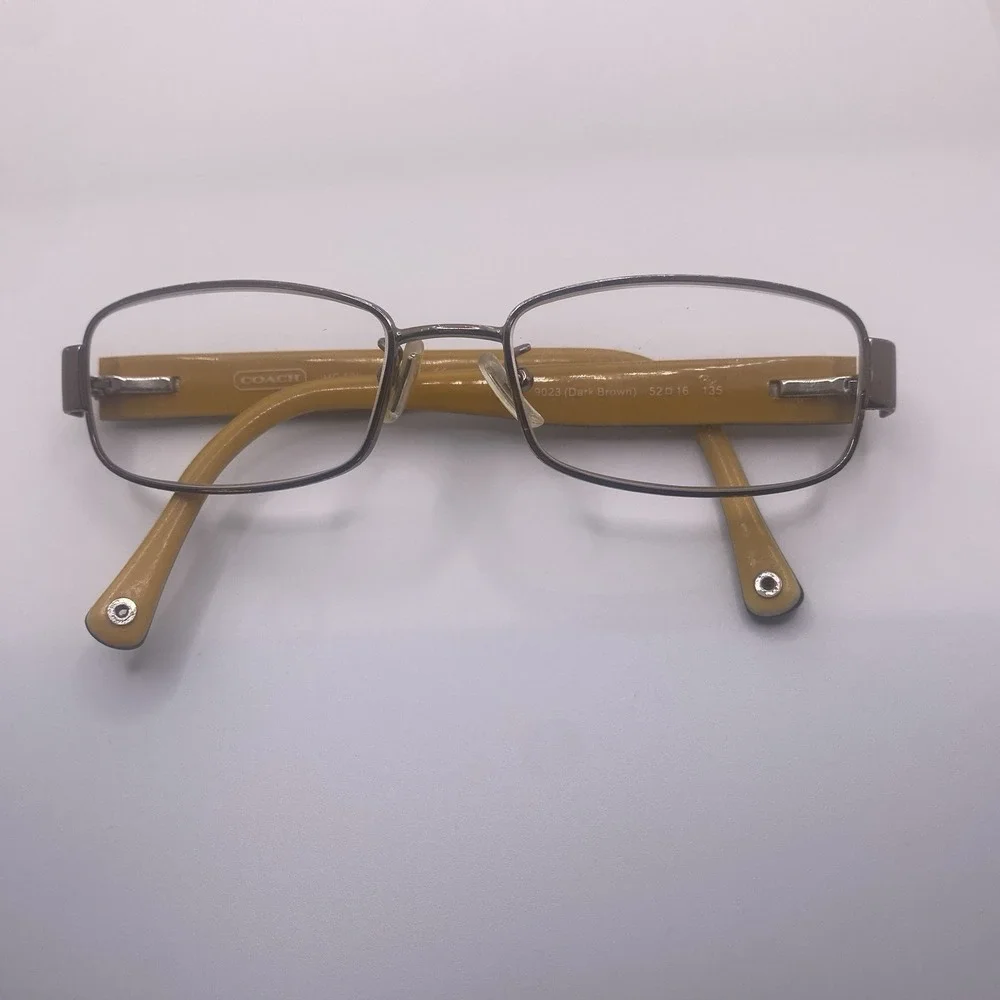 Coach Eyeglasses Women FRAME ONLY HC5001 Taryn 52-16-135 Dark Brown 796